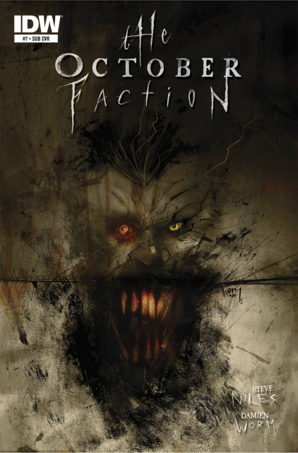 The October Faction #7 (Subscription Cover)