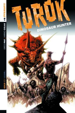 Turok: Dinosaur Hunter #8 (Lee Subscription Cover)
