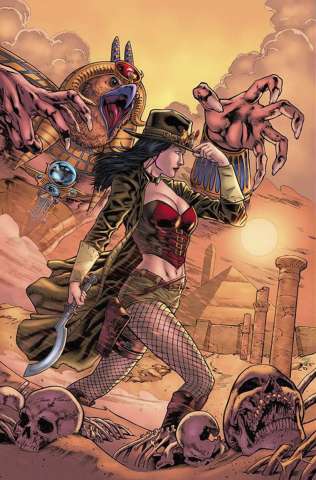 Grimm Fairy Tales: Van Helsing vs. The Mummy of Amun Ra #5 (Lima Cover)
