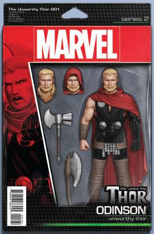The Unworthy Thor #1 (Christopher Action Figure Cover)