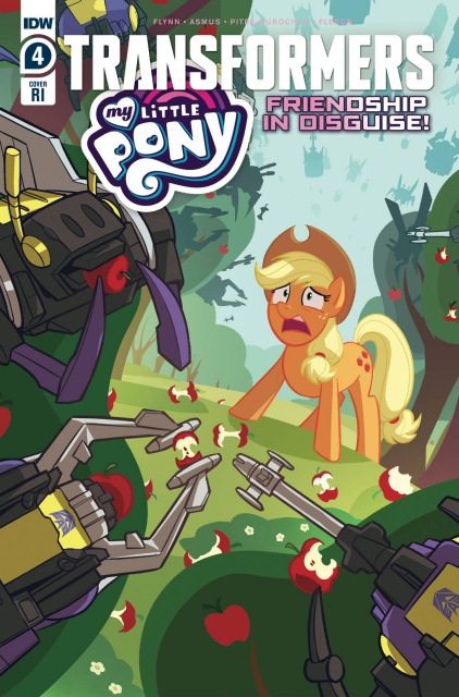 My Little Pony / The Transformers #4 (10 Copy Pitre-Durocher Cover)