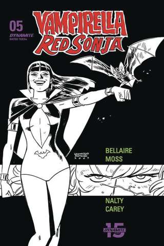 Vampirella / Red Sonja #5 (40 Copy Romero & Bellaire B&W Cover)