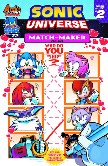 Sonic Universe #72 (Match Maker Cover)
