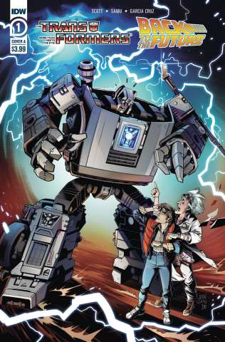 The Transformers / Back to the Future #1 (Juan Samu Cover)