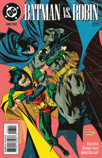 Batman vs. Robin #3 (Barberi '90s Cover)