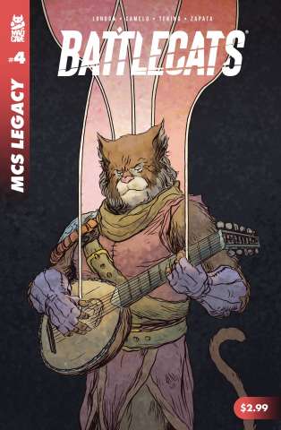 Battlecats #4 (Mad Cave Studios Legacy Lonergan Cover)