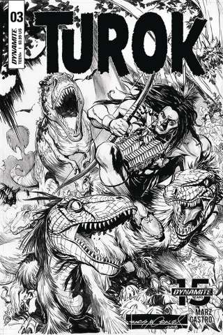 Turok #3 (10 Copy Morales B&W Cover)