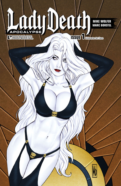 Lady Death: Apocalypse #1 (Kickstarter Art Deco Cover)