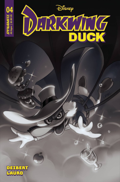 Darkwing Duck #4 (15 Copy Leirix B&W Cover)