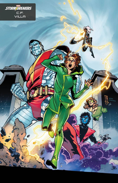Captain Marvel: Dark Tempest #1 (Villa Stormbreakers Cover)