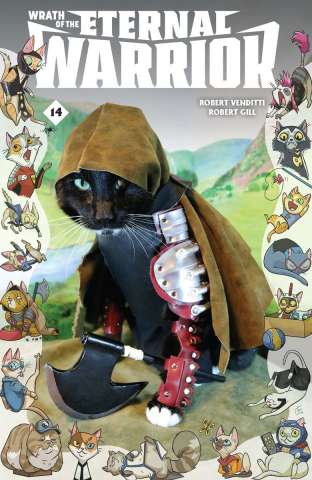 Wrath of the Eternal Warrior #14 (Cat Cosplay Cover)
