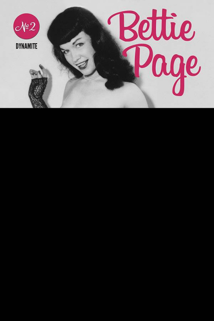 Bettie Page #2 (Black Bag Photo Cover)