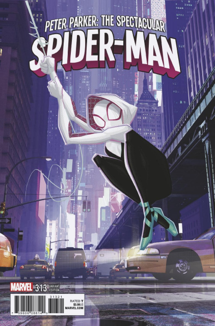 Peter Parker: The Spectacular Spider-Man #313 (Animation Cover)