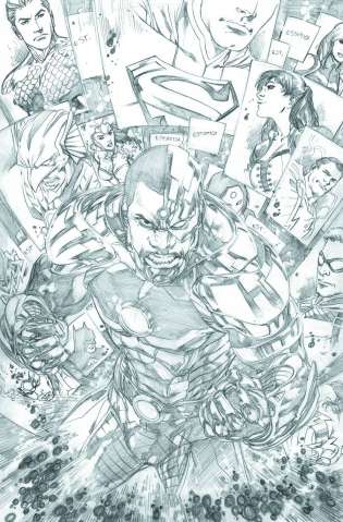 Justice League #18 (Black & White Variant)