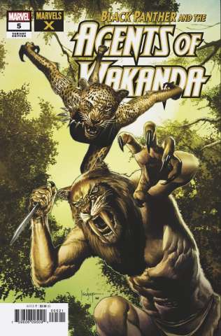 Black Panther and the Agents of Wakanda #5 (Suayan Marvels X Cover)