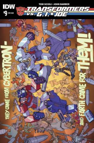 Transformers vs. G.I. Joe #9 (Subscription Cover)