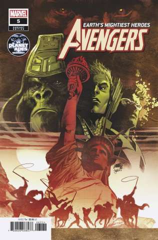 Avengers #65 (Larraz Planet of the Apes Cover)