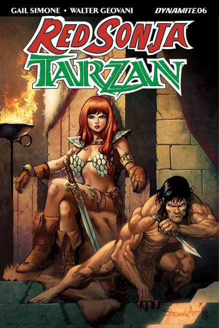 Red Sonja / Tarzan #6 (Davila Cover)