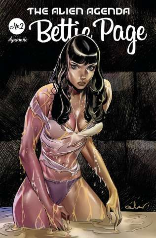 Bettie Page: The Alien Agenda #2 (Ronin Homage Celor Cover)