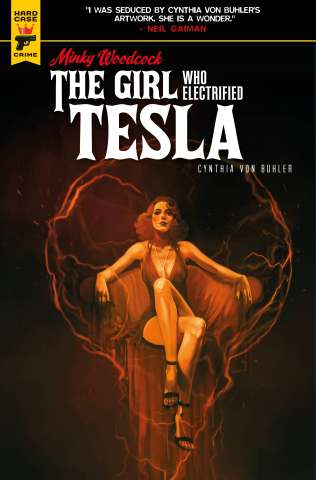Minky Woodcock: The Girl Who Electrified Tesla #3 (Caranfa Cover)