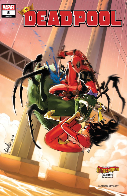 Deadpool #5 (Andolfo Spider-Woman Cover)