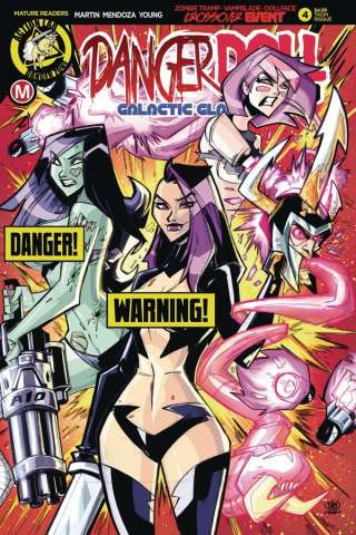 Danger Doll Squad: Galactic Gladiators #4 (Marcelo Risque Cover)