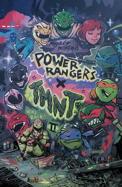 Mighty Morphin Power Rangers / Teenage Mutant Ninja Turtles II #3 (200 Copy Dialynas Cover)
