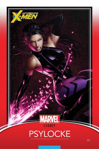 Astonishing X-Men #7 (Christopher Trading Card Cover)