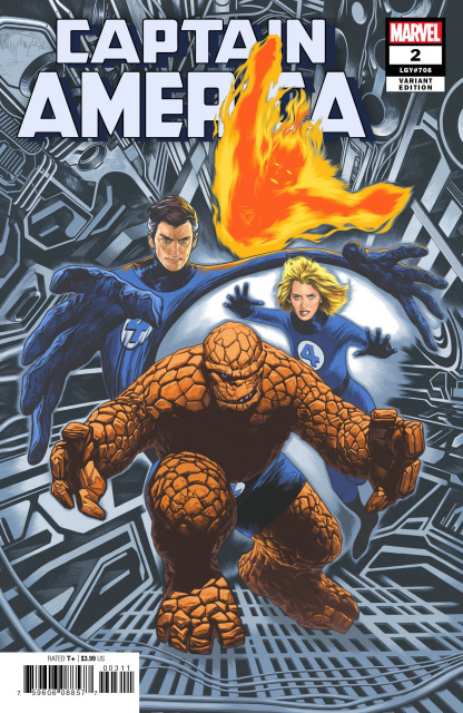 Captain America #2 (Charest Return of Fantastic Four Cover)
