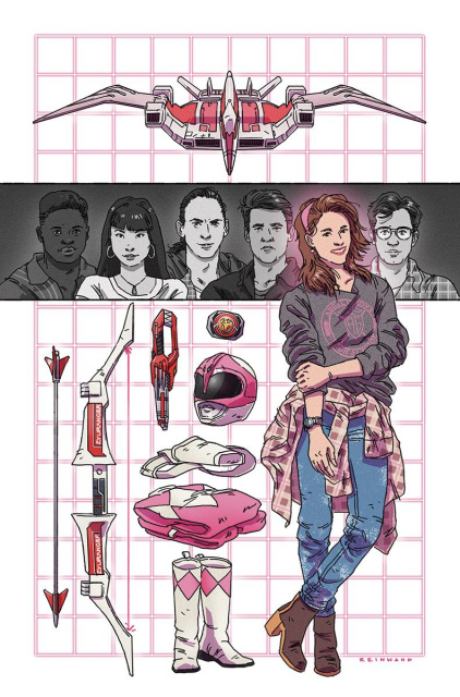 Mighty Morphin Power Rangers: Pink #5 (20 Copy Reinwand Cover)