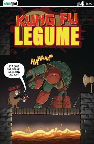 Kung Fu Legume #4 (Michael Adams Cover)