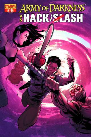 Army of Darkness vs. Hack/Slash #6 (Seeley Cover)
