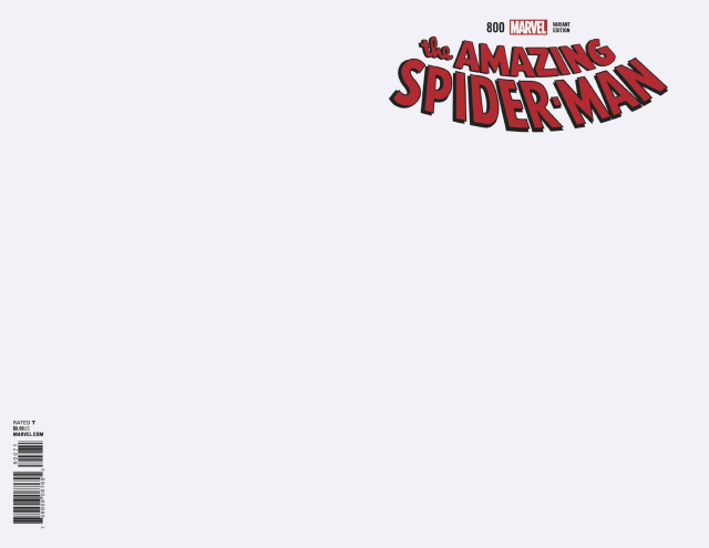 The Amazing Spider-Man #800 (Blank Cover)