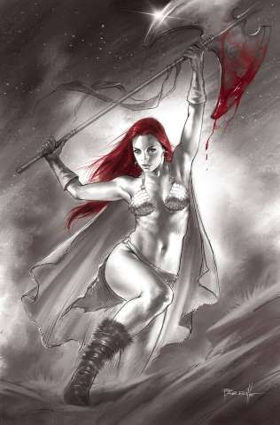 Red Sonja: Black, White, Red #5 (Parrillo Virgin Cover)