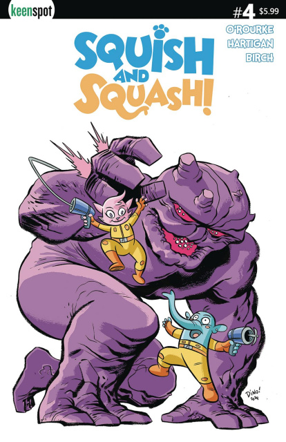 Squish and Squash #4 (Dean Haspiel Cover)