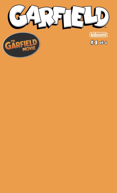 Garfield #1 (Blank Sketch Orange Cover)