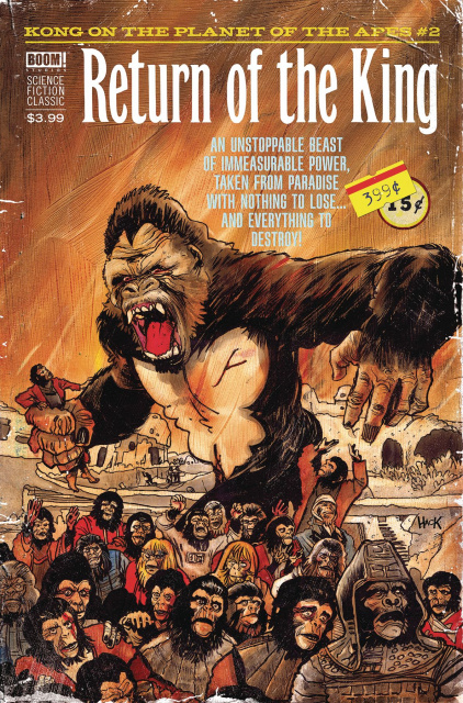 Kong on The Planet of the Apes #2 (Subscription Connecting Dalton Cover)