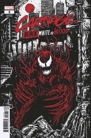Carnage: Black, White, and Blood #3 (McCrea Cover)