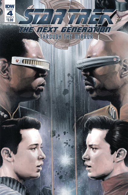 Star Trek: The Next Generation - Through the Mirror #4 (Woodward Cover)