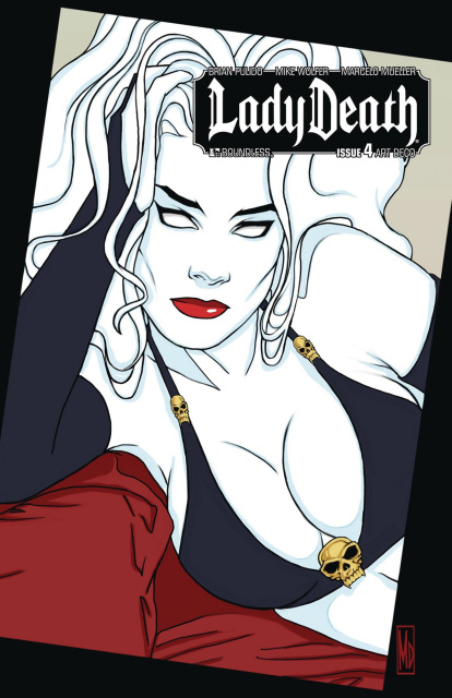 Lady Death #4 (Art Deco Variant Cover)