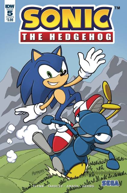 Sonic the Hedgehog #5 (Gates Cover)