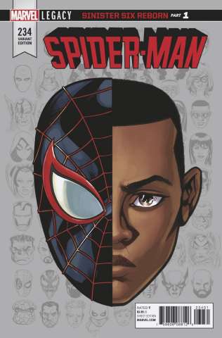 Spider-Man #234 (McKone Legacy Headshot Cover)