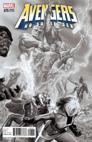 Avengers #675 (Ross Sketch Cover)