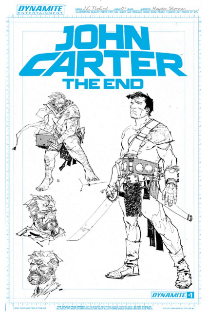 John Carter: The End #1 (Unique Artboard Cover)