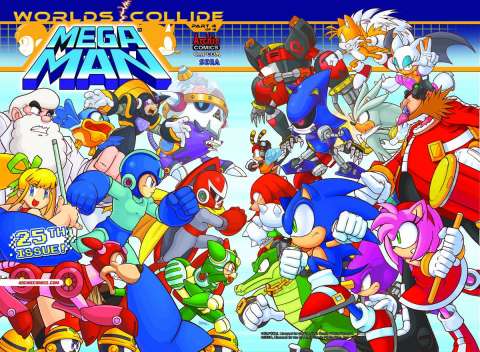 Mega Man #25 (Gatefold Cover)