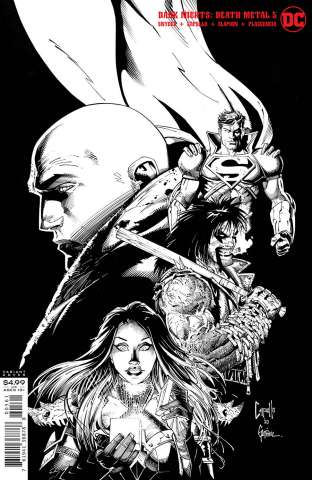 Dark Nights: Death Metal #5 (1:100 Greg Capullo & Jonathan Glapion Black & White Cover)