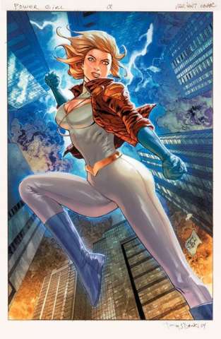 Power Girl #9 (Tony S. Daniel Card Stock Cover)