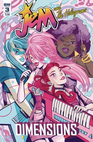 Jem and The Holograms: Dimensions #3 (Stott Cover)