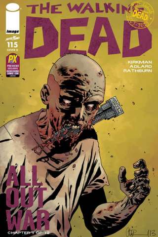 The Walking Dead #115 (NYCC Signed Gaudiano Cover)