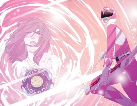 Mighty Morphin Power Rangers: Pink #1 (Unlock Morphing Cover)